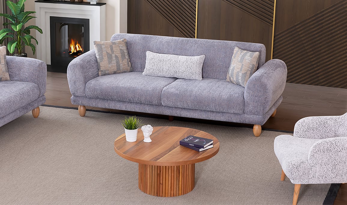 Medusa Home Mobilya - İnci Bohem Üçlü Koltuk