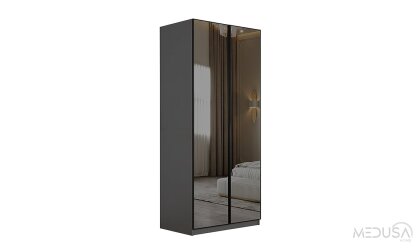 Medusa Home Mobilya - Infinity Black Köşe Gardırop