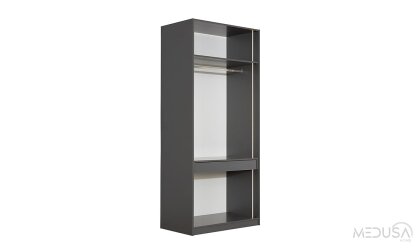 Medusa Home Mobilya - Infinity Black Köşe Gardırop