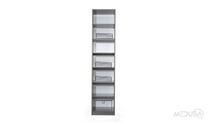 Medusa Home Mobilya - Infinity Black Köşe Gardırop