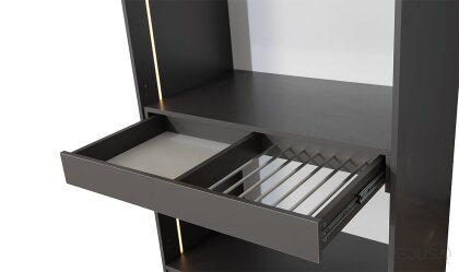 Medusa Home Mobilya - Infinity Black Köşe Gardırop