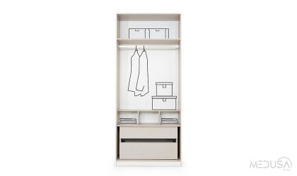 Medusa Home Mobilya - Infinity Gold Gardırop