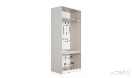 Medusa Home Mobilya - Infinity Gold Köşe Gardırop