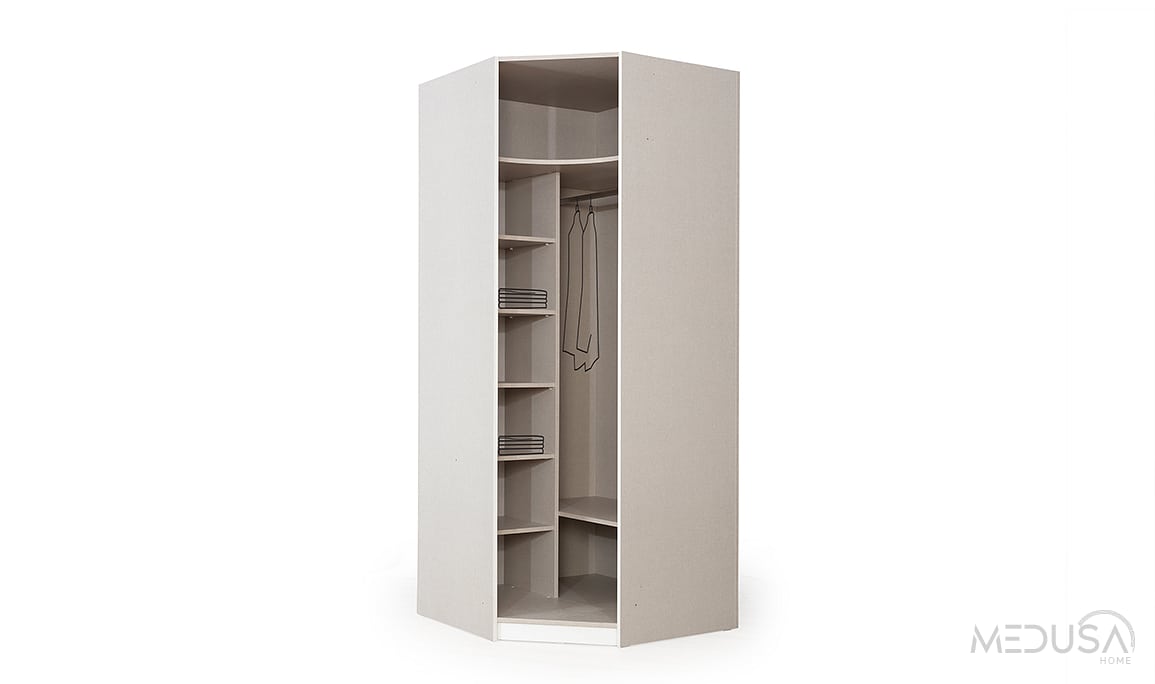 Medusa Home Mobilya - Infinity Gold Köşe Gardırop