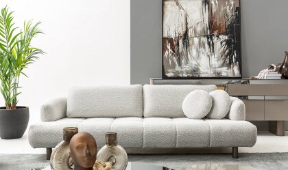 Medusa Home Mobilya - Inox Üçlü Koltuk