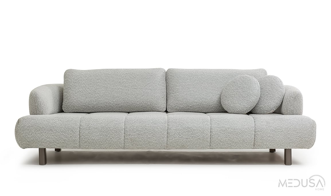 Medusa Home Mobilya - Inox Üçlü Koltuk