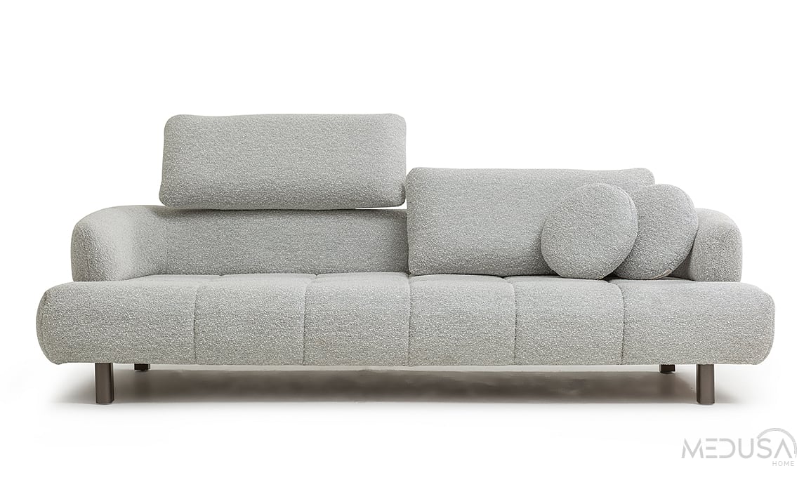 Medusa Home Mobilya - Inox Üçlü Koltuk