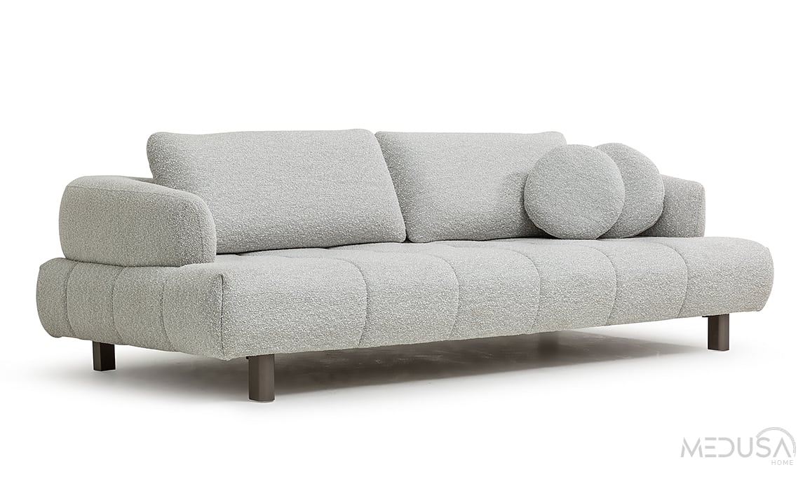Medusa Home Mobilya - Inox Üçlü Koltuk
