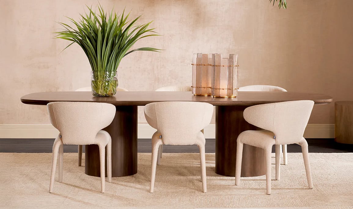Medusa Home Mobilya - İsabel Ceviz Yemek Masası