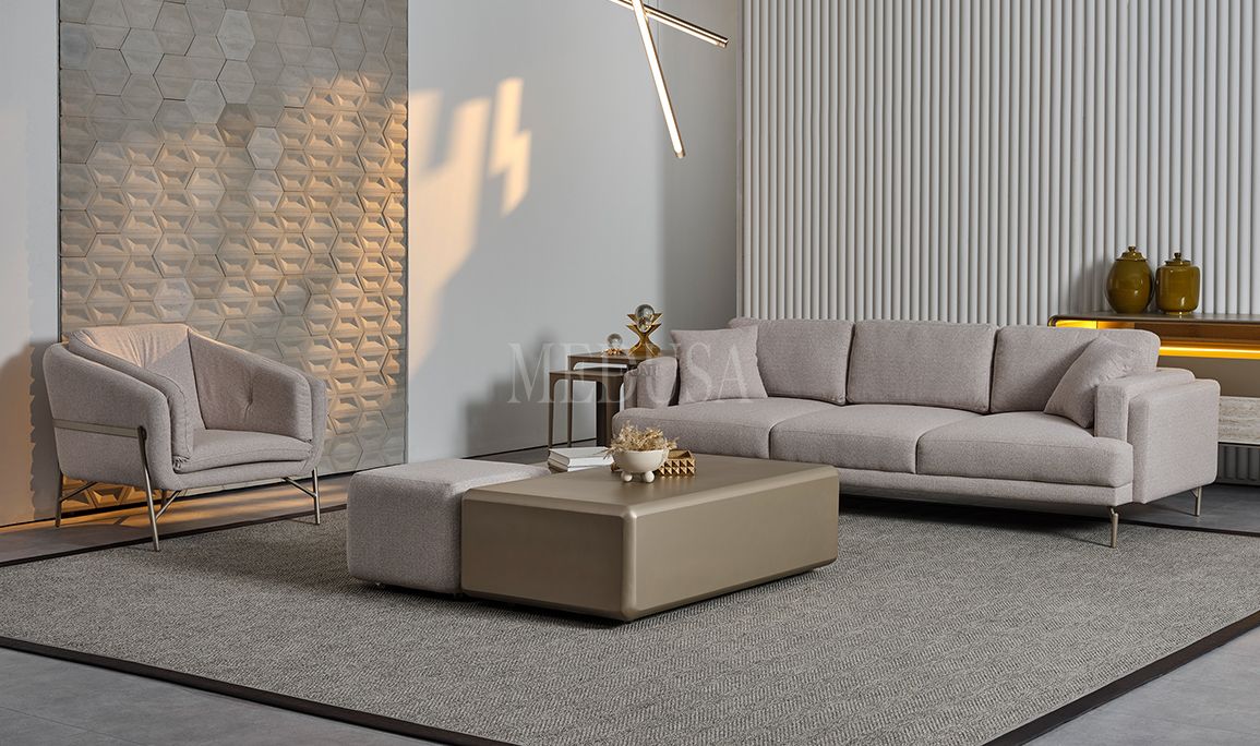 Medusa Home Mobilya - Isabel İtaly Design Üçlü Koltuk