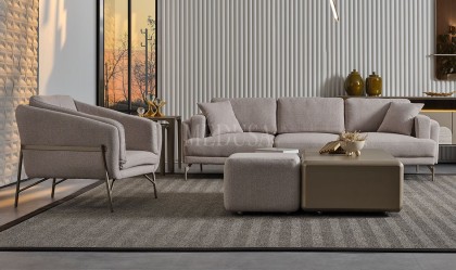 Medusa Home Mobilya - Isabel İtaly Design Üçlü Koltuk