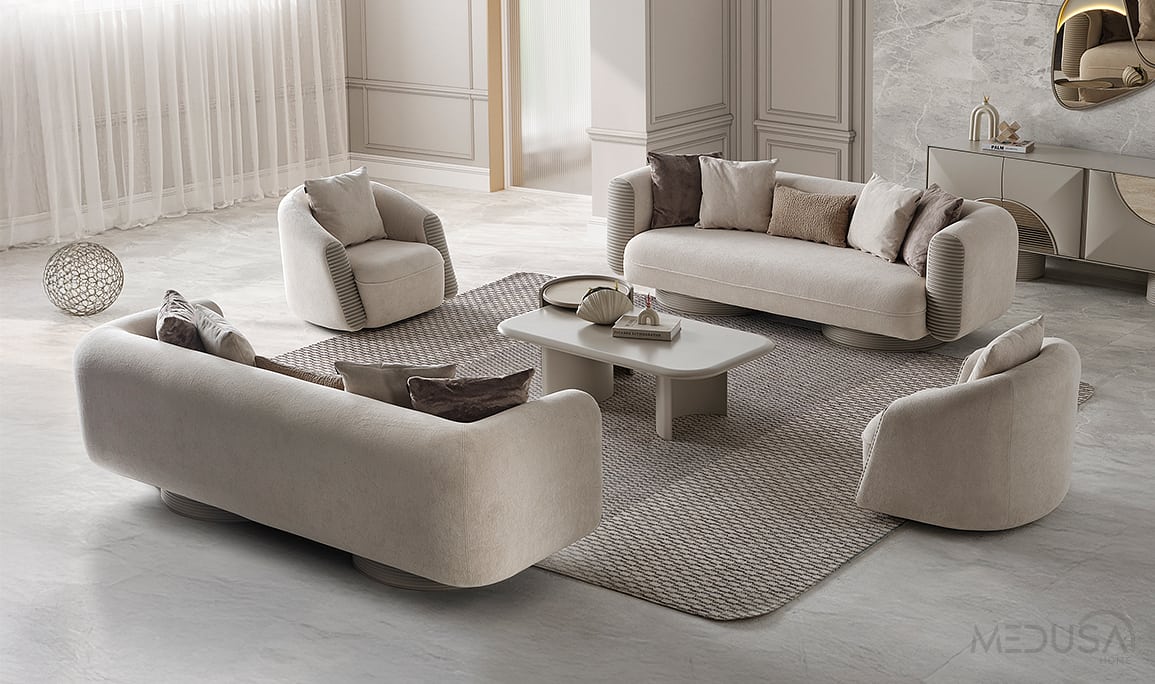Medusa Home Mobilya - Ivory Koltuk Takımı
