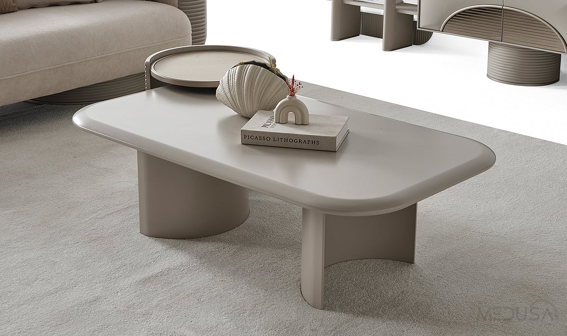 Medusa Home Mobilya - Ivory Sehpa Seti