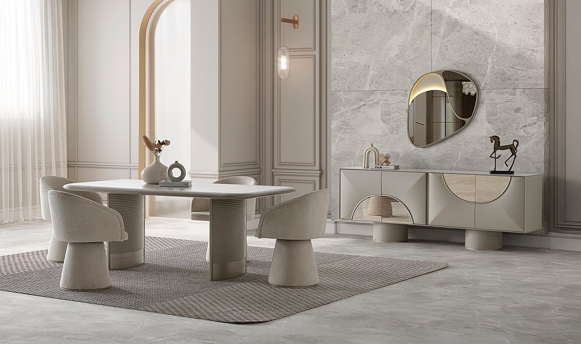 Medusa Home Mobilya - Ivory Yemek Odası