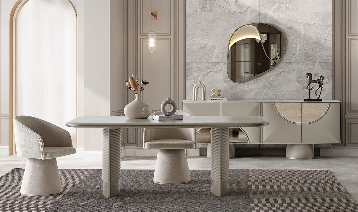 Medusa Home Mobilya - Ivory Yemek Odası