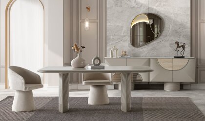 Medusa Home Mobilya - Ivory Yemek Odası