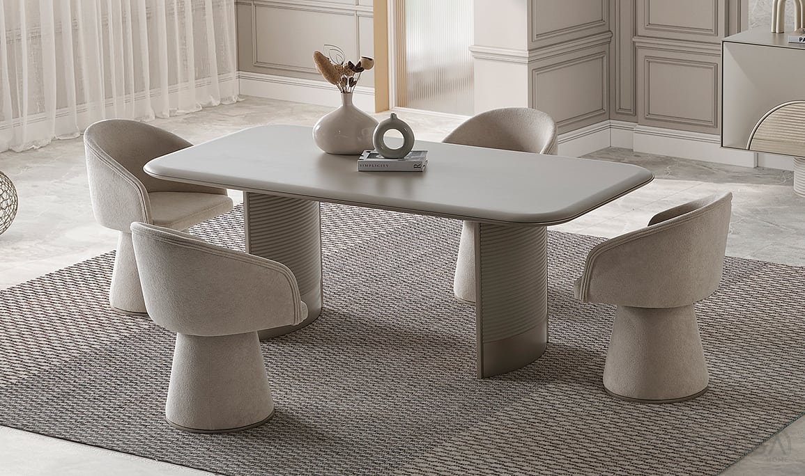 Medusa Home Mobilya - Ivory Yemek Odası