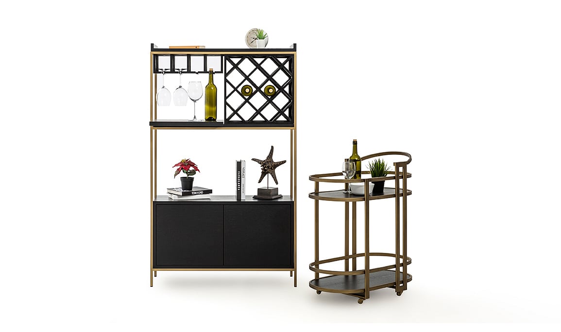 Medusa Home Mobilya - Jack Siyah Bar