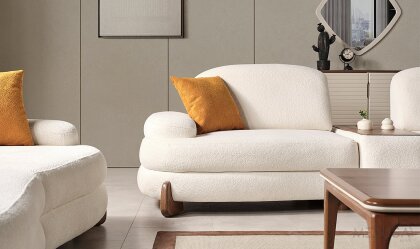 Medusa Home Mobilya - Jade Sehpalı Üçlü Koltuk