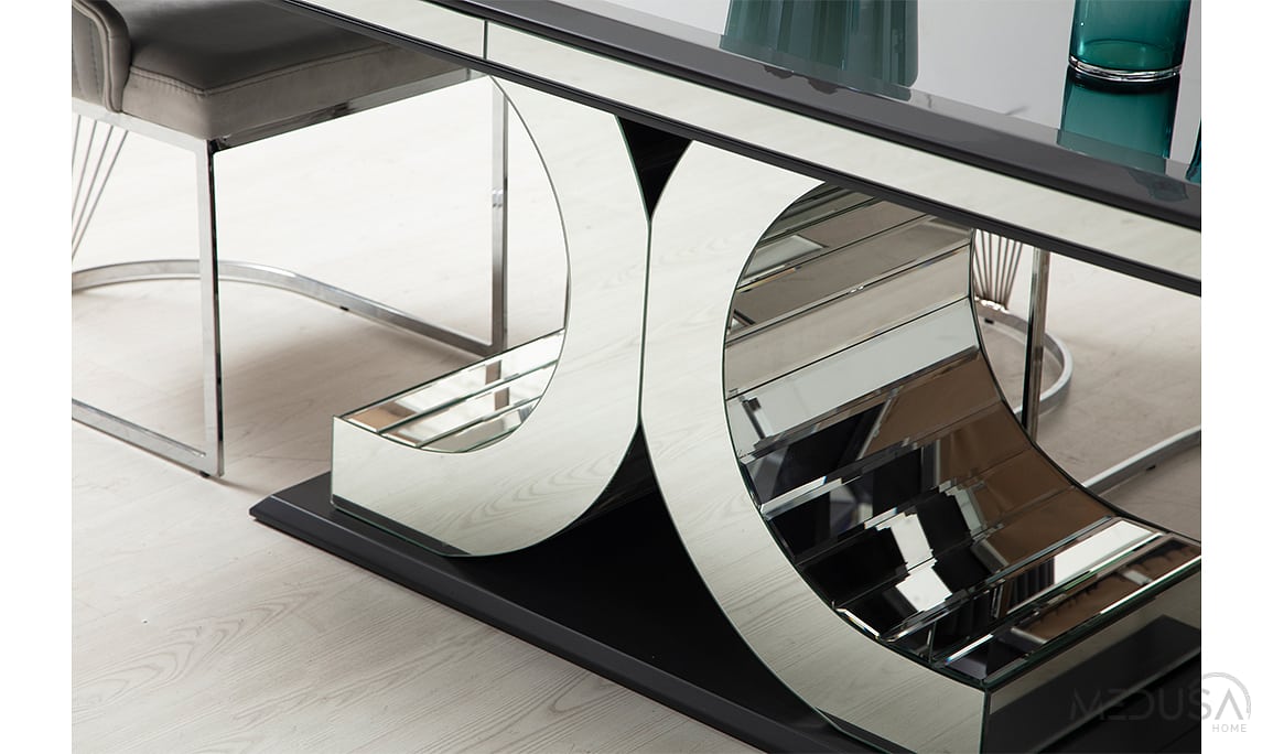 Medusa Home Mobilya - Jaguar Aynalı Yemek Masası