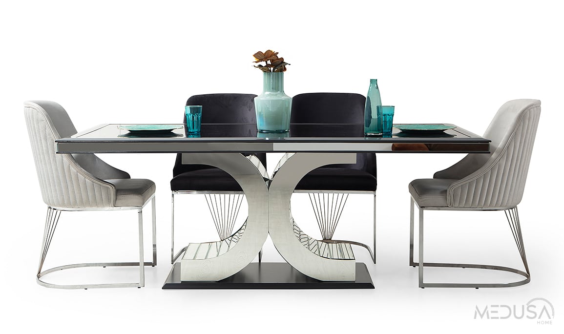 Medusa Home Mobilya - Jaguar Aynalı Yemek Odası