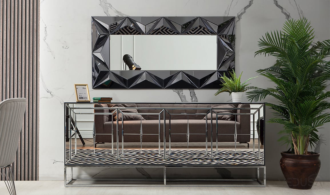 Medusa Home Mobilya - Jaguar Aynalı Yemek Odası