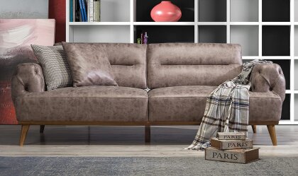Medusa Home - Jasmine Kahve Üçlü Koltuk Medusa Home - Jasmine Kahve Üçlü Koltuk