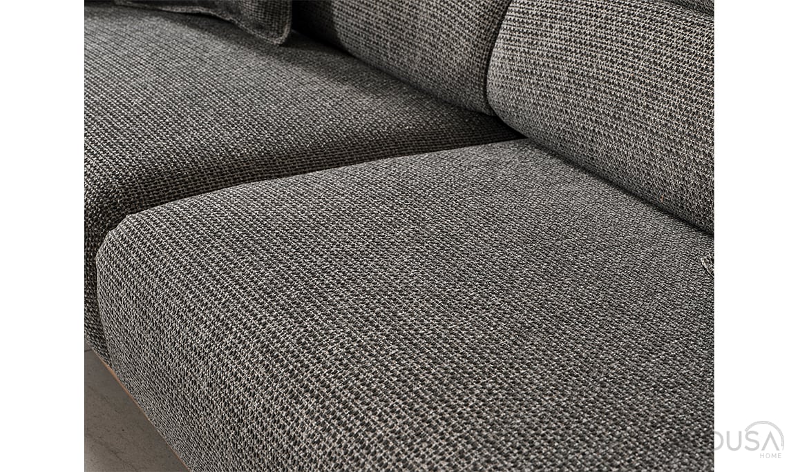 Medusa Home Mobilya - Joyage Antrasit Üçlü Koltuk