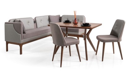 Medusa Home Mobilya - Juliana Ses Sistemli Mutfak Köşe Takımı