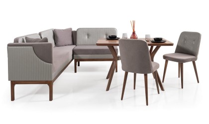 Medusa Home Mobilya - Juliana Ses Sistemli Mutfak Köşe Takımı