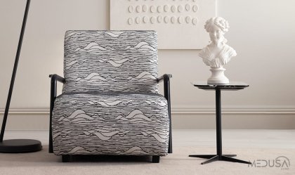 Medusa Home - Kairos Noir Berjer Medusa Home - Kairos Noir Berjer