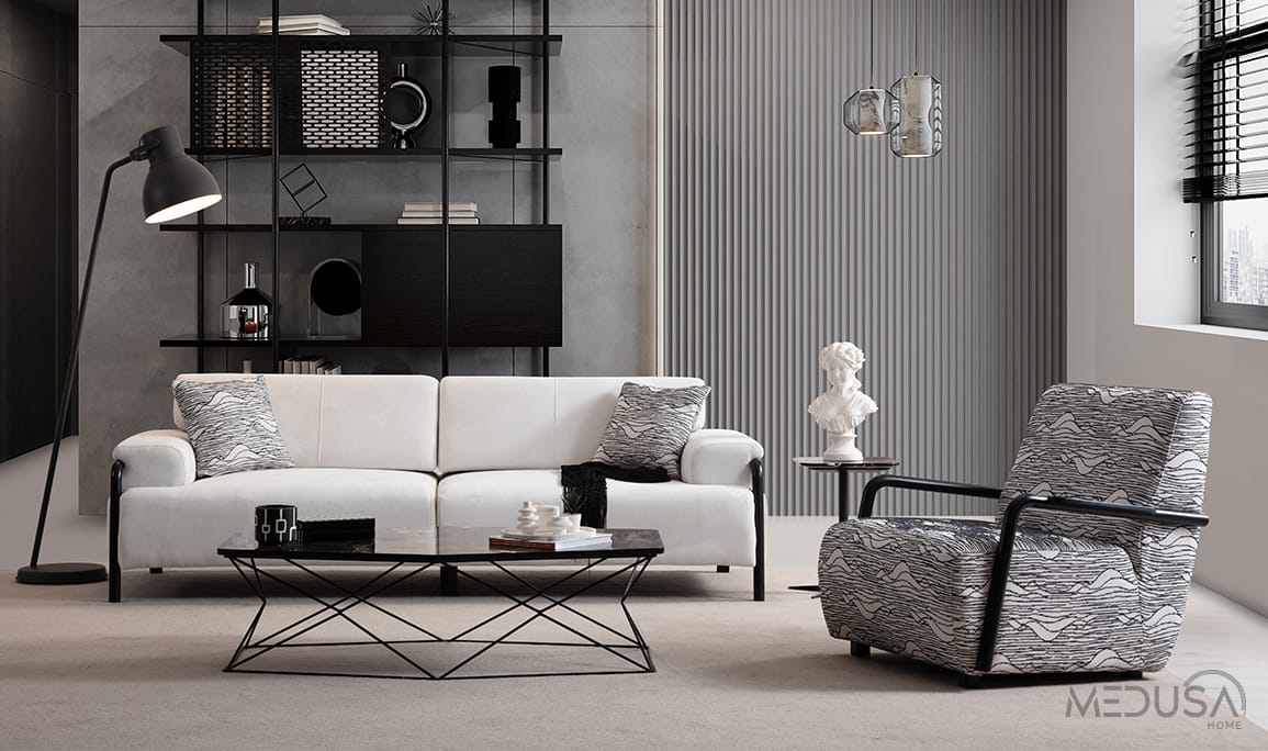 Medusa Home Mobilya - Kairos Noir Koltuk Takımı