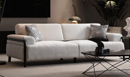 Medusa Home Mobilya - Kairos Noir Üçlü Koltuk