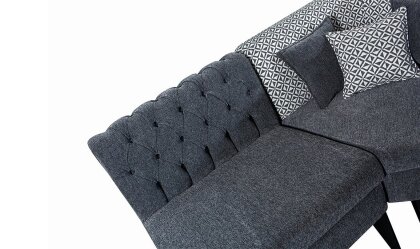 Medusa Home Mobilya - Katar Antrasit Mutfak Köşe Takımı