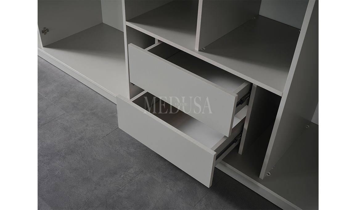 Medusa Home Mobilya - Kayra Sis Grisi Gardırop