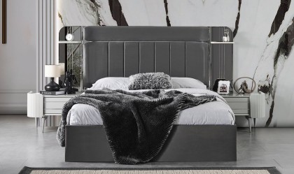 Medusa Home Mobilya - Kayra Sis Grisi Yatak Odası