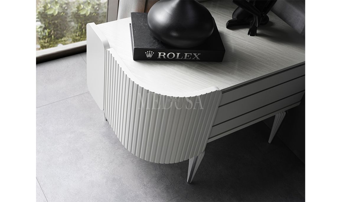 Medusa Home Mobilya - Kayra Sis Grisi Yatak Odası