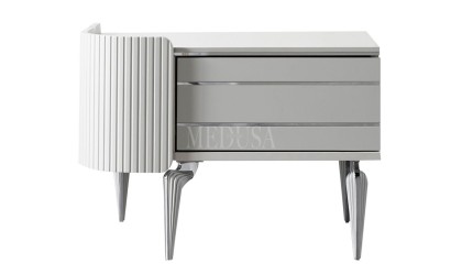 Medusa Home Mobilya - Kayra Sis Grisi Yatak Odası