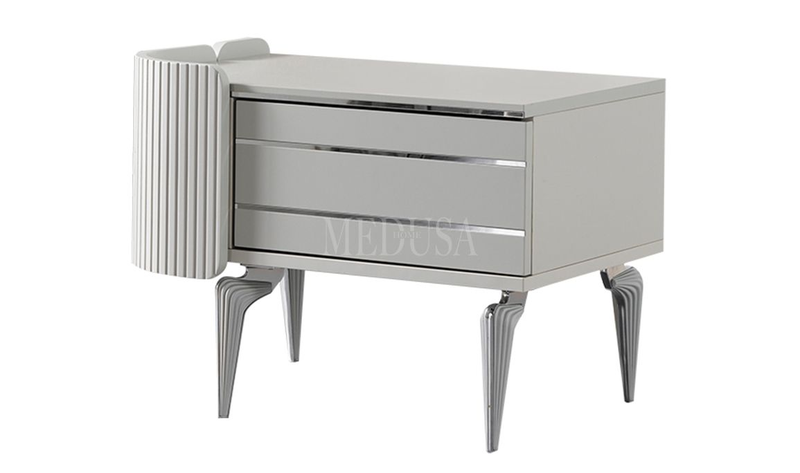 Medusa Home Mobilya - Kayra Sis Grisi Yatak Odası