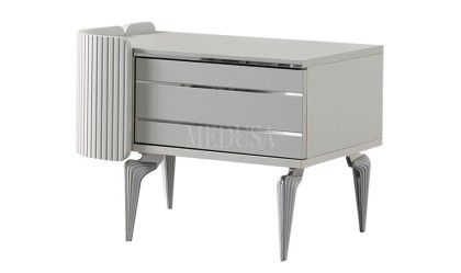 Medusa Home Mobilya - Kayra Sis Grisi Yatak Odası