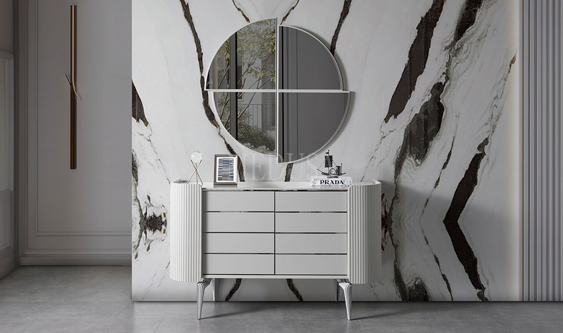 Medusa Home Mobilya - Kayra Sis Grisi Yatak Odası