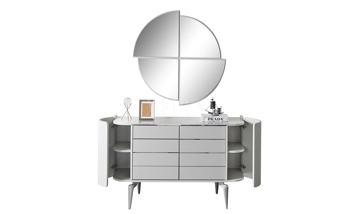 Medusa Home Mobilya - Kayra Sis Grisi Yatak Odası