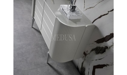 Medusa Home Mobilya - Kayra Sis Grisi Yatak Odası