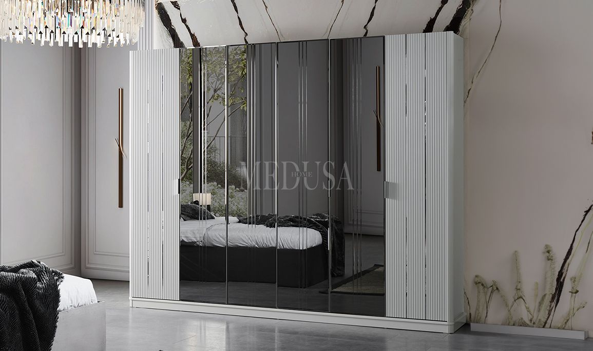 Medusa Home Mobilya - Kayra Sis Grisi Yatak Odası