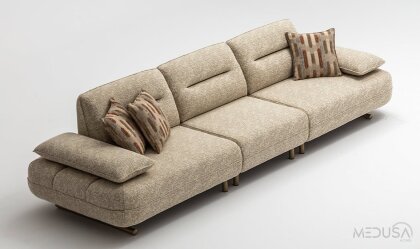 Medusa Home Mobilya - Kays 4+3+1 Koltuk Takımı