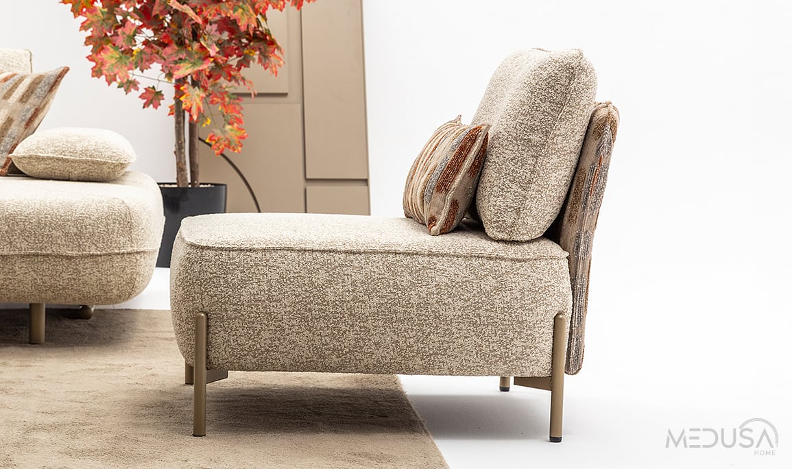 Medusa Home Mobilya - Kays 4+3+1 Koltuk Takımı
