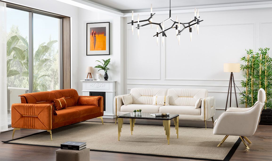 Medusa Home Mobilya - Kelebek Gold Koltuk Takımı