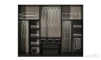 Medusa Home Mobilya - Keops 6 Kapaklı Yatak Odası