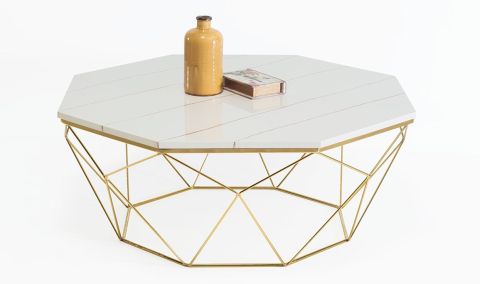 Medusa Home - Keops Gold Orta Sehpa Medusa Home - Keops Gold Orta Sehpa