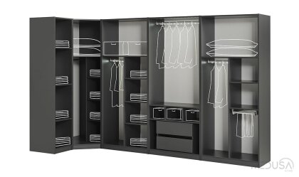 Medusa Home Mobilya - Keops Köşe Gardırop